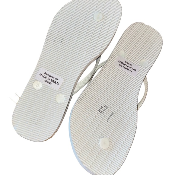 Havaianas Slim Flora Flip Flop Multicolor Floral Thong Sandals Women's Size 7/8 - Picture 11 of 12